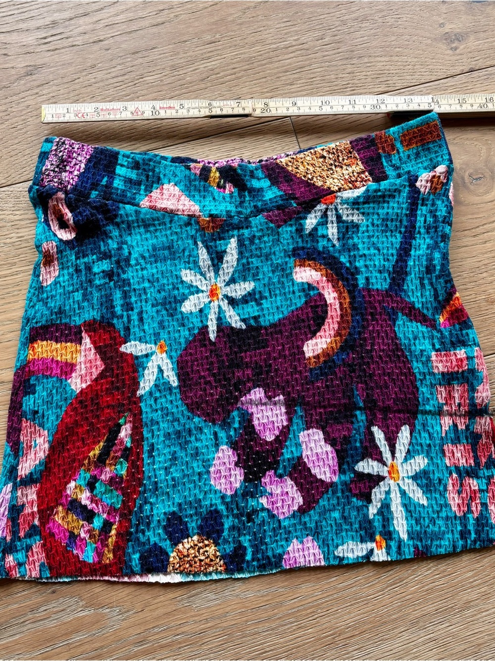 Farm Rio Gabriella knit mini skirt from Anthropologie
M